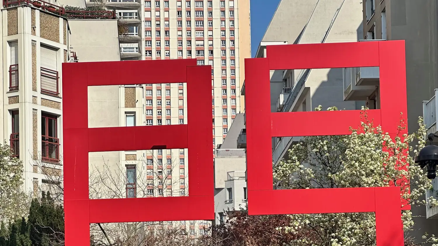 The Olympiades towers above the 13th arrondissement, Paris