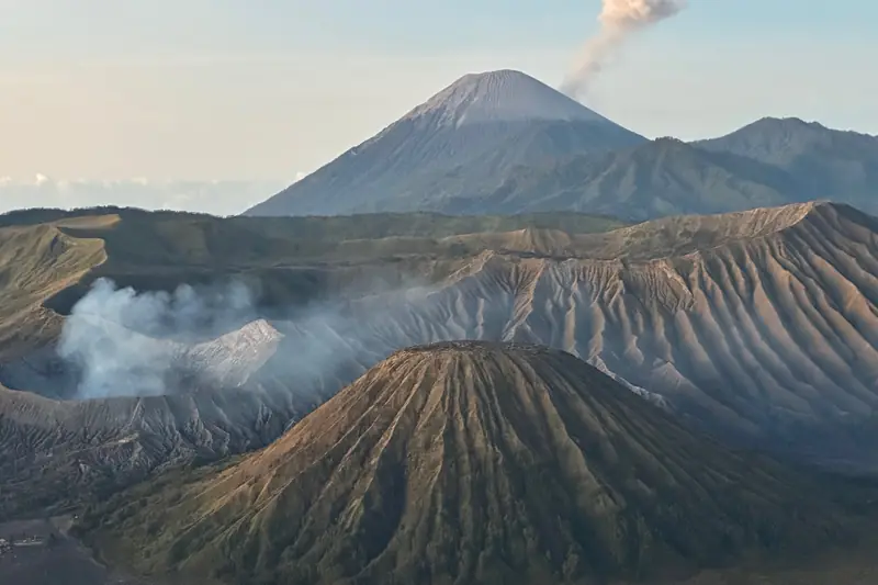The Tengger caldera and Mount Bromo at dawn, East Java