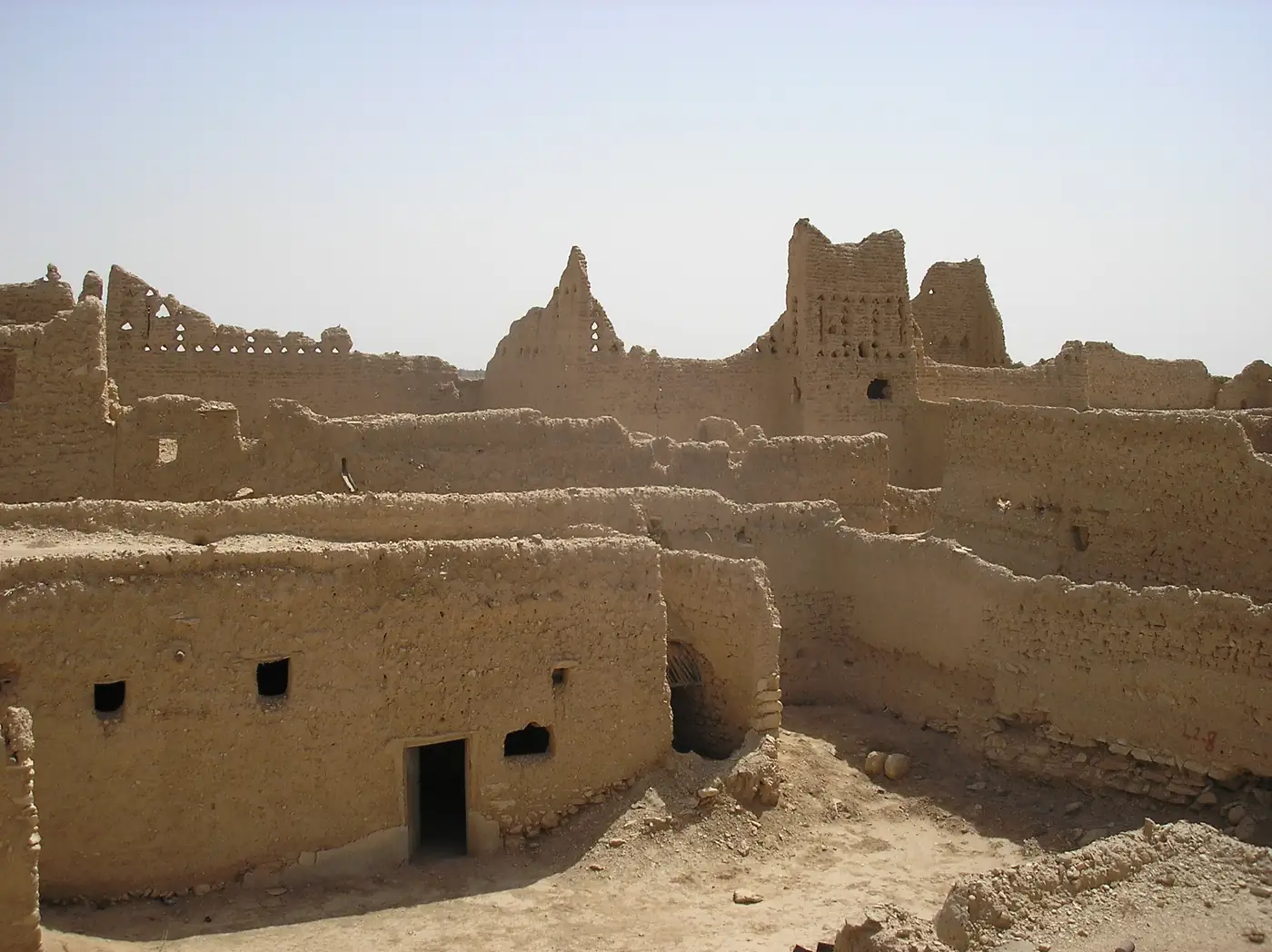 Mud-brick walls of Diriyah's At-Turaif district