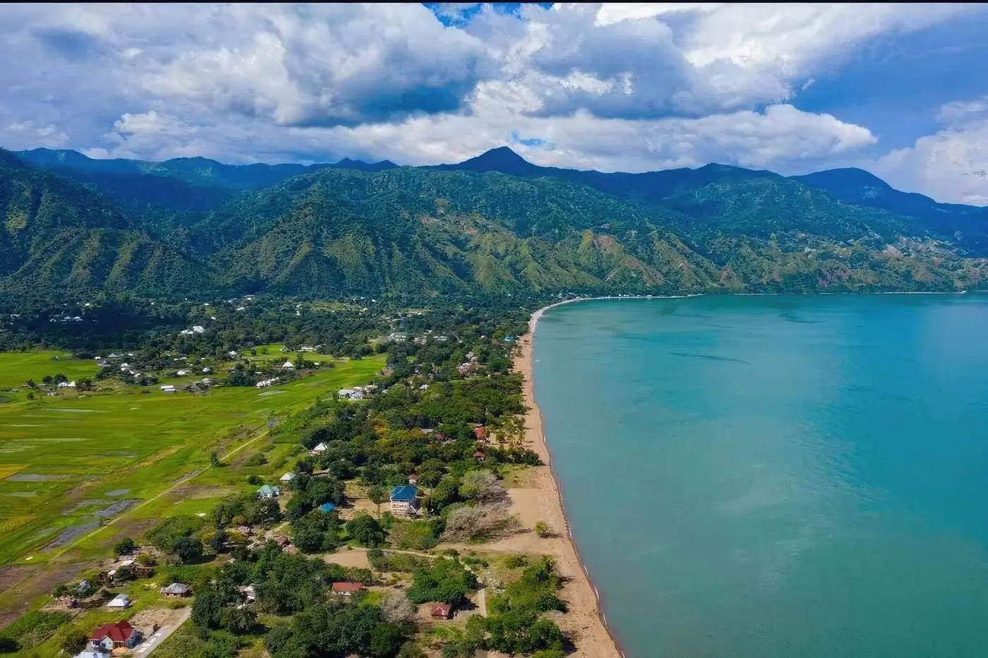 Matema Beach on the northern shore of Lake Nyasa (Lake Malawi), Tanzania