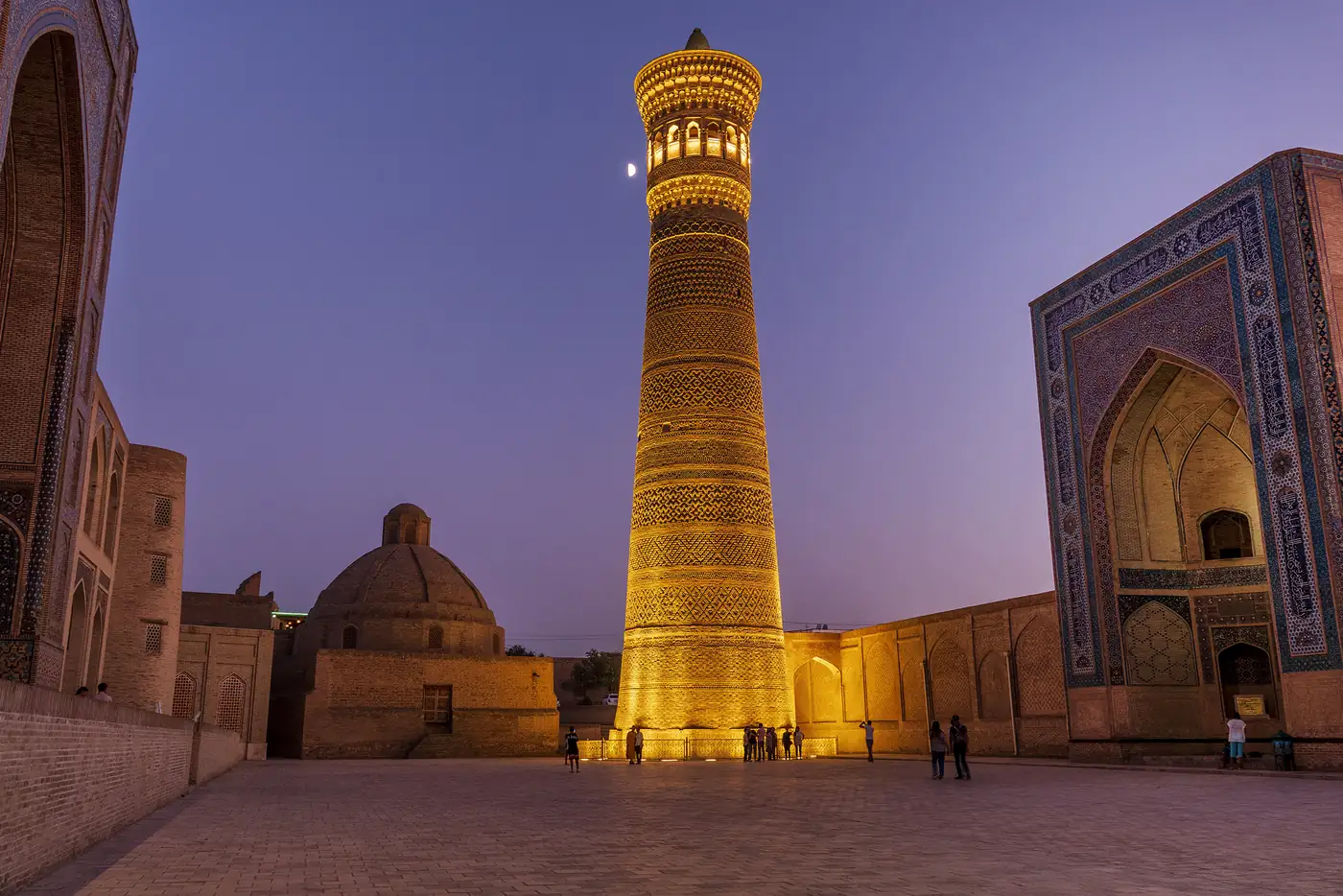 Kalyan Minaret in the Po-i-Kalan complex, Bukhara